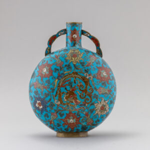 A cloisonné enamel moonflask ‘Bianhu’ (Ming dynasty, 16th/17th century)