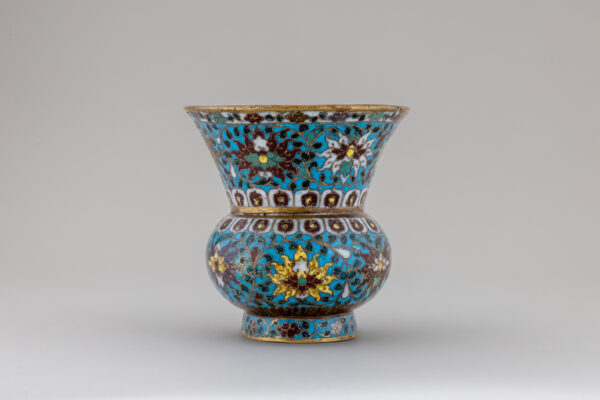 A cloisonné enamel ‘lotus’ zhadou (Ming dynasty, first half 16th century)